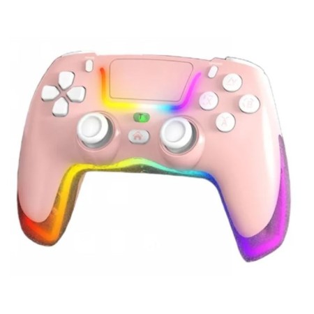 Konsol Plus P07 Wireless Game Pad PEMBE RGB PS4/PS3/ANDROİD/IOS/TV/NS Uyumlu