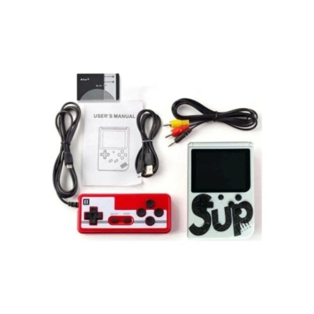 SUP Oyun Konsolu 400 Oyunlu Mini Atari Gameboy Beyaz