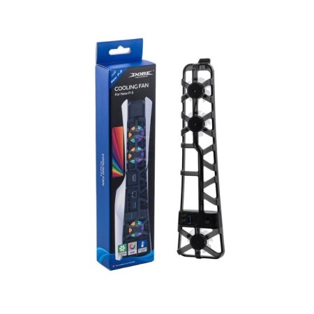 PS5 SLİM KASA  SOĞUTUCU FAN RGB IŞIKLI  DOBE-TP5-3538S