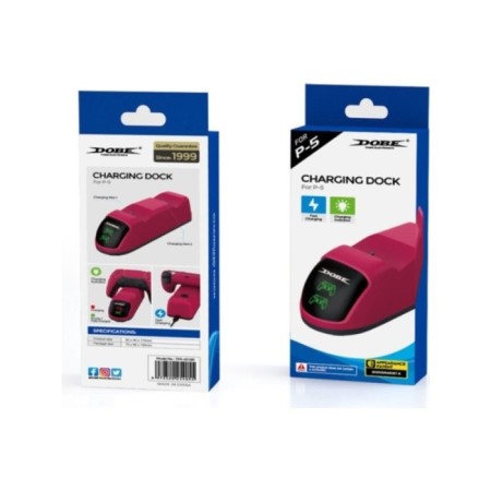 Dobe Ps5 Şarj Istayonu Kırmızı Göstergeli 