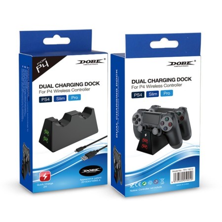 PS4 Dualshock 4 Şarj İstasyonu 2'li  DOBE TP4-19012
