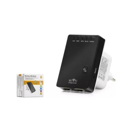 Hd9101 Wifi Repeater+ Router+Ap 300Mbps Siyah