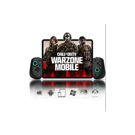 BSP D8 PRO RGB Telefon Tablet P3 P4 Android IOS için Bluetooth 5.2 Joystick Gamepad Siyah