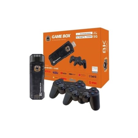 Konsol Plus 8k Ultra Hd 64 GB Tv Box + Game Box Android Tv