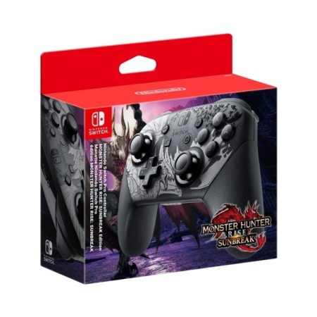 Nintendo Switch Pro Controller Monster Hunter Rise Sunbreak Edition