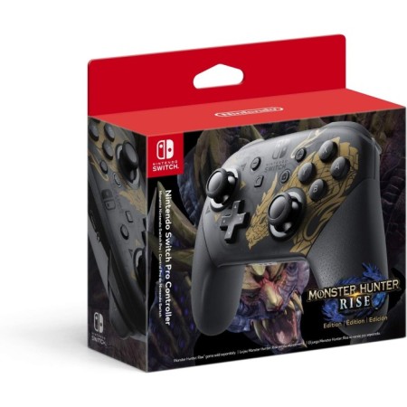 Nintendo Switch Pro Controller Monster Hunter Rise Edition